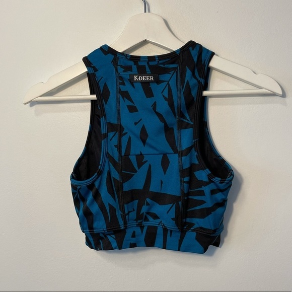K-DEER Athletic Work Out Crop Top - Picture 3 of 8